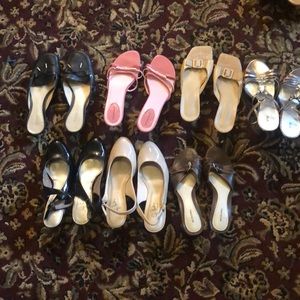 Lot of women’s sandals/dress shoes